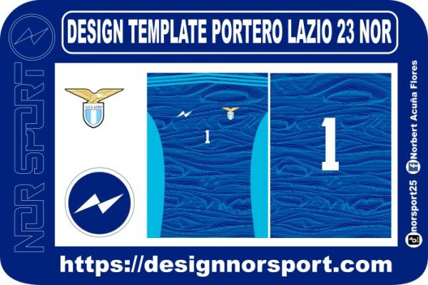 DESIGN TEMPLATE PORTERO LAZIO 23 NOR