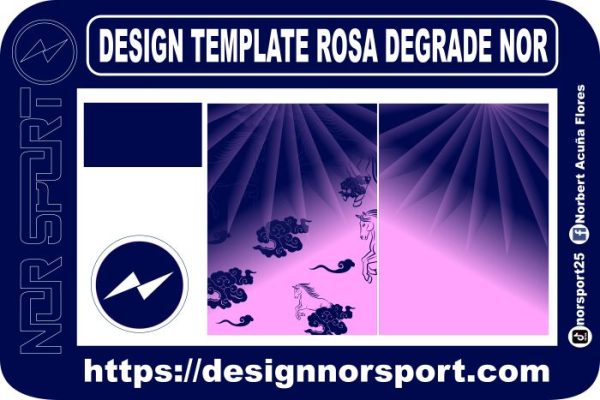 DESIGN TEMPLATE ROSA DEGRADE NOR