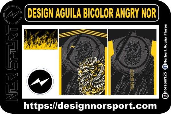 DESIGN AGUILA BICOLOR ANGRY NOR