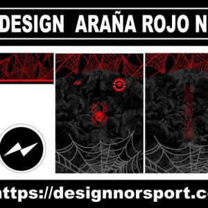 DESIGN  ARAÑA ROJO NOR
