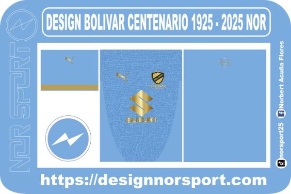 DESIGN BOLIVAR CENTENARIO 1925 - 2025 NOR