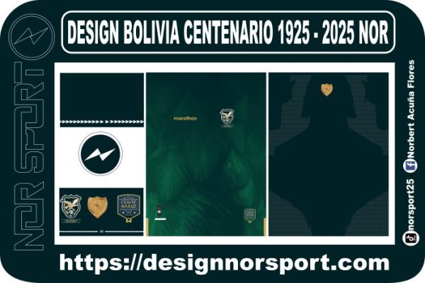 DESIGN BOLIVIA CENTENARIO 1925 - 2025 NOR