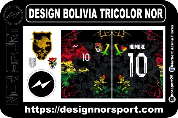 DESIGN BOLIVIA TRICOLOR NOR
