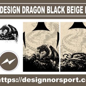 DESIGN DRAGON BLACK BEIGE NOR
