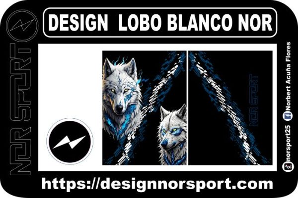 DESIGN  LOBO BLANCO NOR