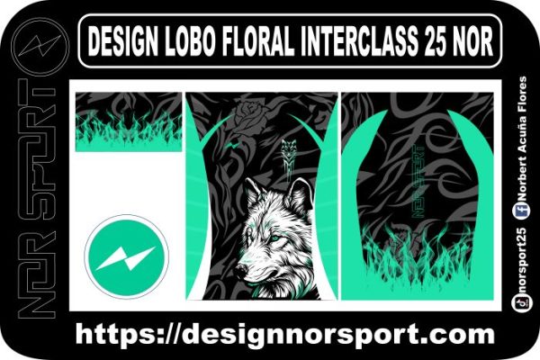 DESIGN LOBO FLORAL INTERCLASS 25 NOR
