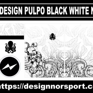 DESIGN PULPO BLACK WHITE NOR