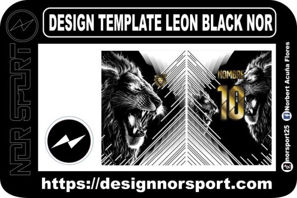 DESIGN TEMPLATE LEON BLACK NOR