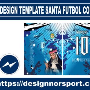 DESIGN TEMPLATE SANTA FUTBOL COD. 36