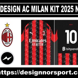 DESIGN AC MILAN KIT 2025 NOR