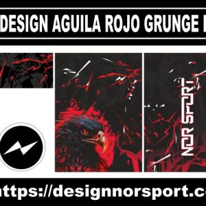 DESIGN AGUILA ROJO GRUNGE NOR