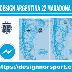 DESIGN ARGENTINA 22 MARADONA NOR