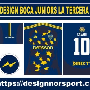 DESIGN BOCA JUNIORS LA TERCERA NOR