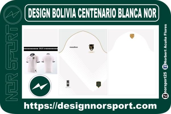 DESIGN BOLIVIA CENTENARIO BLANCA NOR