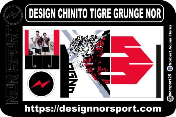 DESIGN CHINITO TIGRE GRUNGE NOR