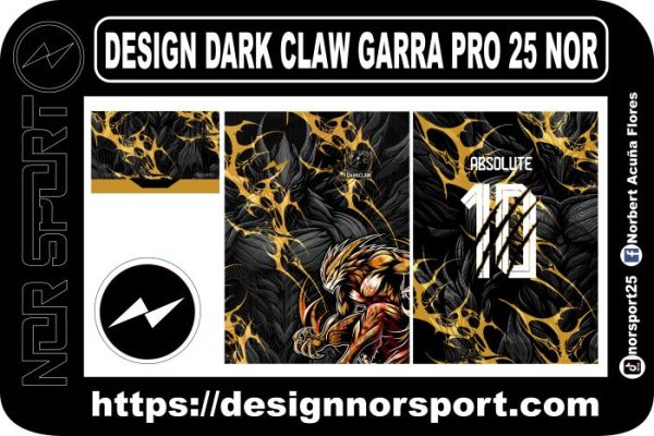 DESIGN DARK CLAW GARRA PRO 25 NOR