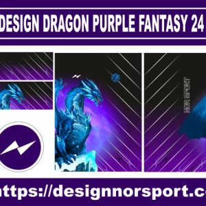 DESIGN DRAGON PURPLE FANTASY 24 NOR