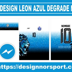 DESIGN LEON AZUL DEGRADE NOR