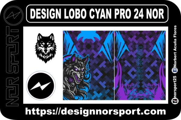 DESIGN LOBO CYAN PRO 24 NOR
