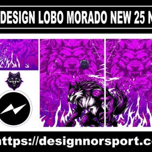 DESIGN LOBO MORADO NEW 25 NOR