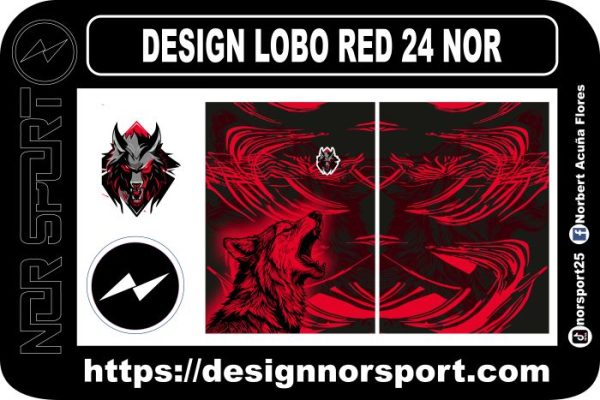 DESIGN LOBO RED 24 NOR