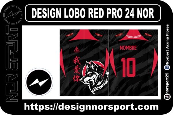 DESIGN LOBO RED PRO 24 NOR