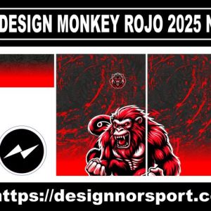 DESIGN MONKEY ROJO 2025 NOR