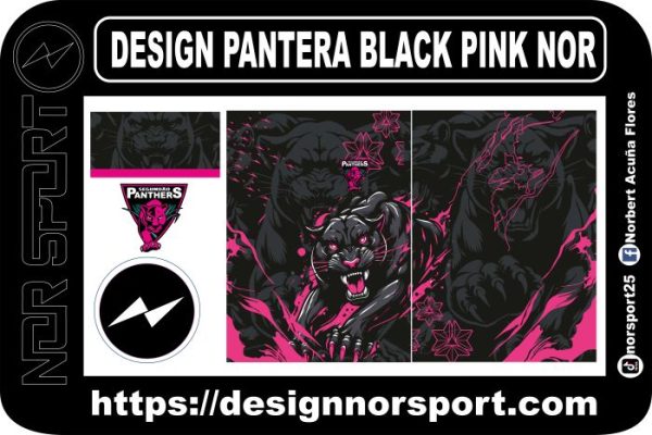 DESIGN PANTERA BLACK PINK NOR