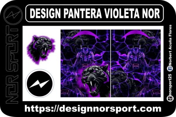 DESIGN PANTERA VIOLETA NOR