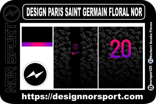 DESIGN PARIS SAINT GERMAIN FLORAL NOR
