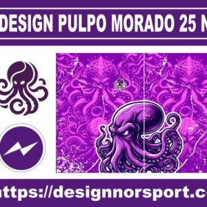 DESIGN PULPO MORADO 25 NOR