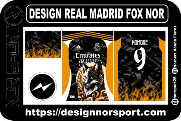 DESIGN REAL MADRID FOX NOR
