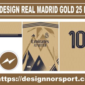 DESIGN REAL MADRID GOLD 25 NOR