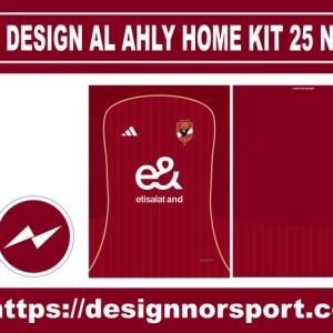 DESIGN AL AHLY HOME KIT 25 NOR