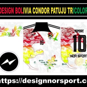 DESIGN BOLIVIA CONDOR PATUJU TRICOLOR NOR