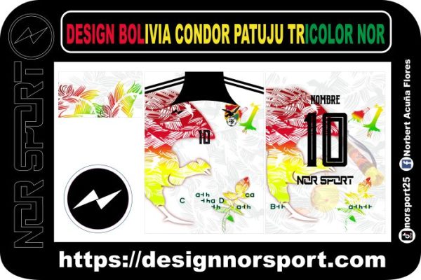 DESIGN BOLIVIA CONDOR PATUJU TRICOLOR NOR