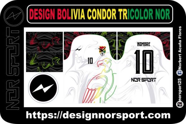 DESIGN BOLIVIA CONDOR TRICOLOR NOR