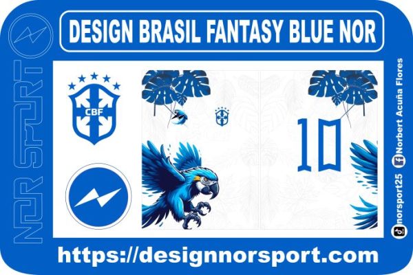 DESIGN BRASIL FANTASY BLUE NOR
