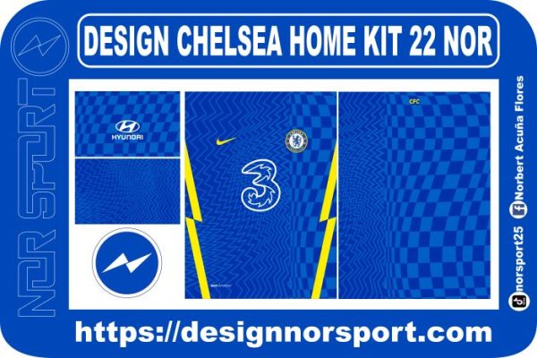 DESIGN CHELSEA HOME KIT 22 NOR