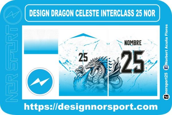 DESIGN DRAGON CELESTE INTERCLASS 25 NOR