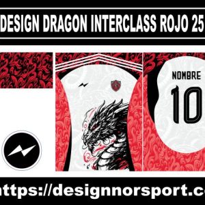 DESIGN DRAGON INTERCLASS ROJO 25 NOR