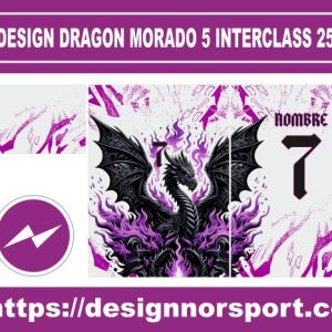 DESIGN DRAGON MORADO 5 INTERCLASS 25 NOR