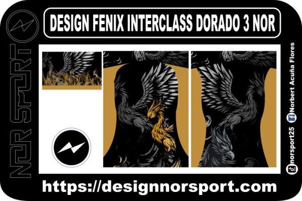 DESIGN FENIX INTERCLASS DORADO 3 NOR