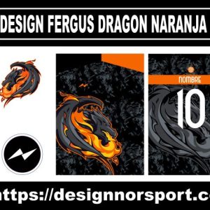 DESIGN FERGUS DRAGON NARANJA NOR