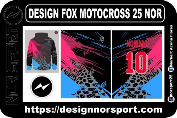 DESIGN FOX MOTOCROSS 25 NOR