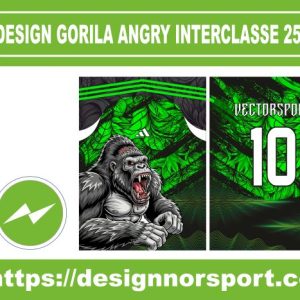 DESIGN GORILA ANGRY INTERCLASSE 25 NOR
