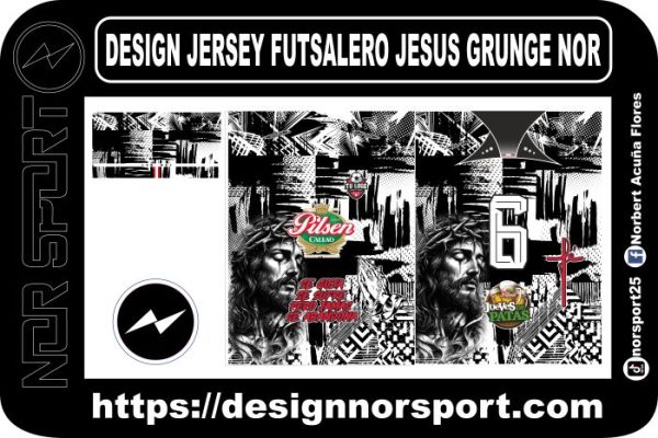 DESIGN JERSEY FUTSALERO JESUS GRUNGE NOR