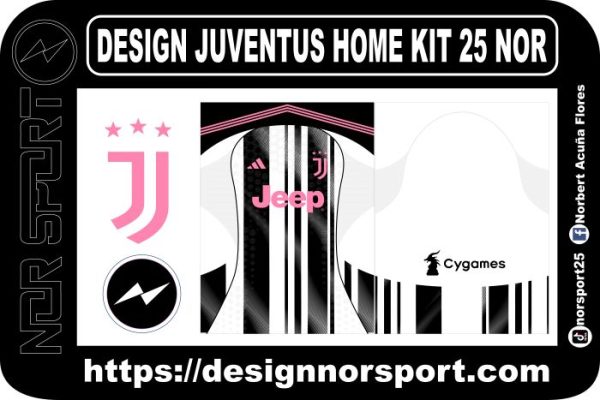 DESIGN JUVENTUS HOME KIT 25 NOR