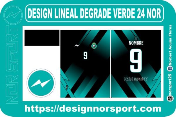 DESIGN LINEAL DEGRADE VERDE 24 NOR