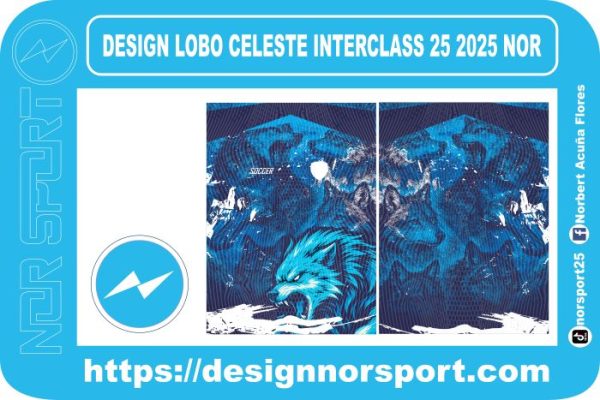 DESIGN LOBO CELESTE INTERCLASS 25 2025 NOR